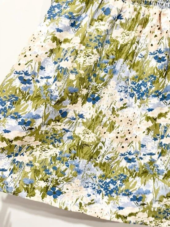 Reformation Greyson Floral Print Linen Mini Dress Size Small - Picture 10 of 13